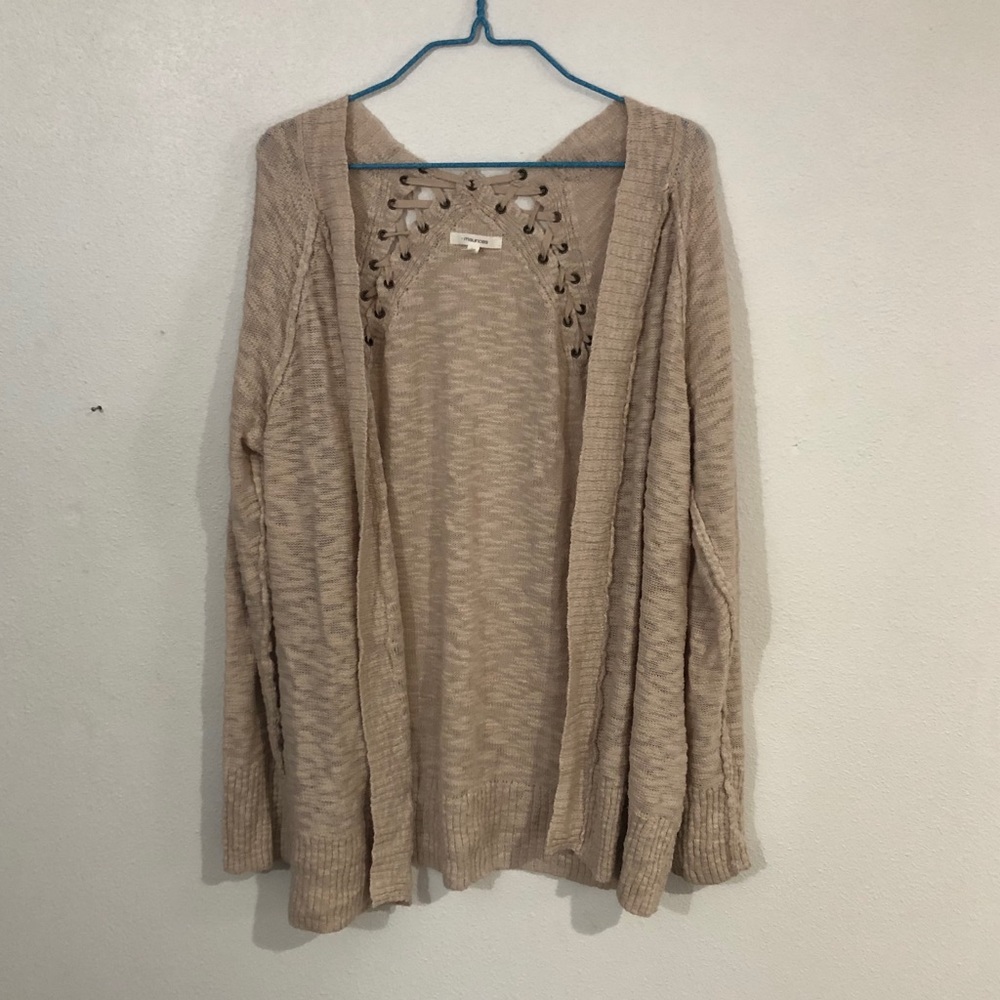 Maurice’s Tan Cardigan
